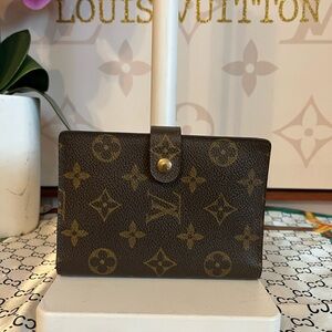 Louis Vuitton Brown and Gold Monogram Agenda Pm